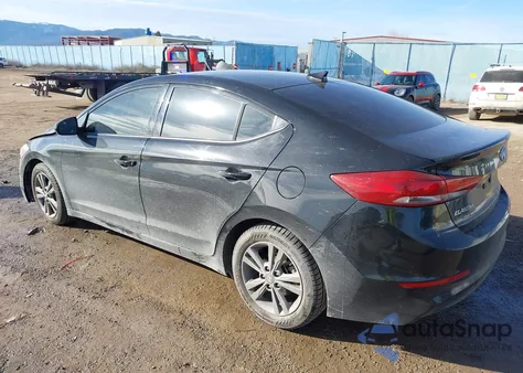2018 Hyundai Elantra Sel z USA, uszkodzony, nr VIN 5NPD84LF6JH265429